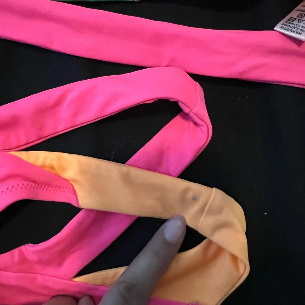 Agent Provocateur Pink and Green Bikini - Picture 5 of 6
